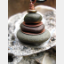 Oregon beach rock cairn in jaspers and recycled copper - Om Rock stacked stone p