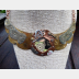 Steampunk winged mixed metal recycled breastplate neckpiece one of a kind statem