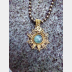 Corona pendant with the healing energies of fluorite