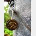 Steampunk gear tin earrings