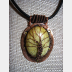 Tribal Copper and Agate Tree of Life Agate Pendant