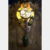 Steampunk mixed metal watchwork gear pendant called Full Steam Ahead