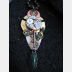 Steampunk mixed metal watchwork gear pendant called Full Steam Ahead