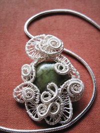 Jadeite Cabochon Pendant