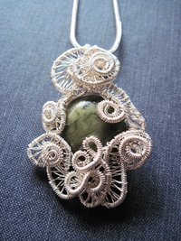 Jadeite Cabochon Pendant