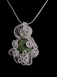 Jadeite Cabochon Pendant