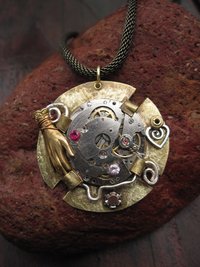 Watch Movement Steampunk Pendant