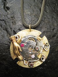 Watch Movement Steampunk Pendant