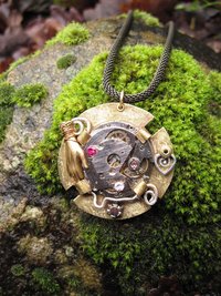 Watch Movement Steampunk Pendant