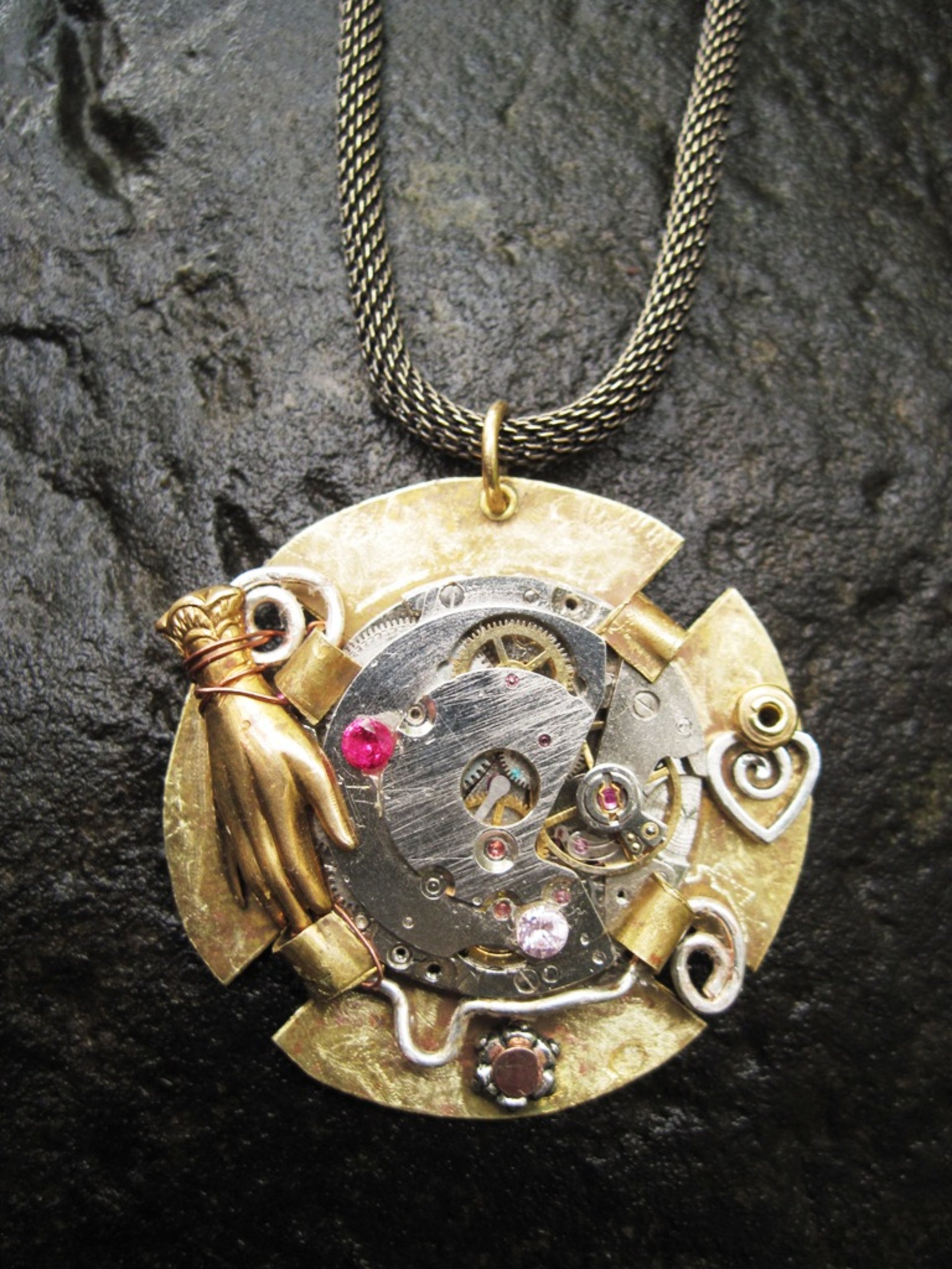 Watch Movement Steampunk Pendant